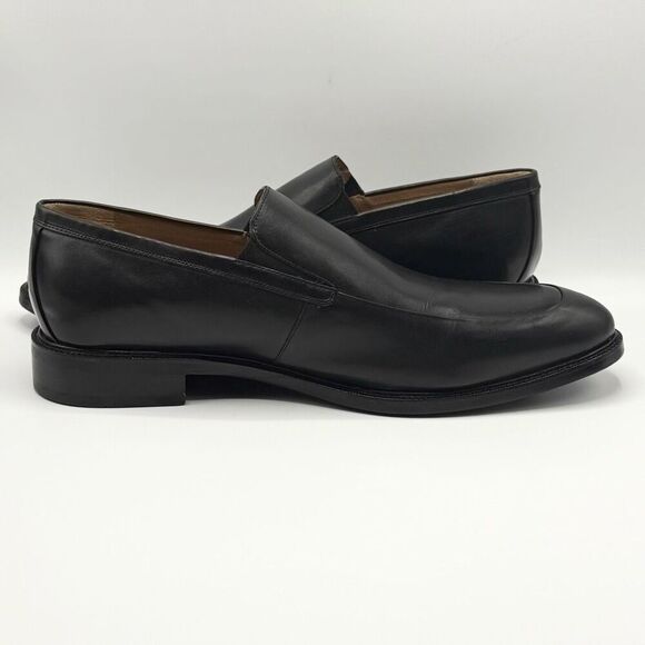 COLE HAAN GRAND OS Men's Dress Shoes Moc Toe Loafers Black Leather - US 15 Wide - Picture 7 of 13